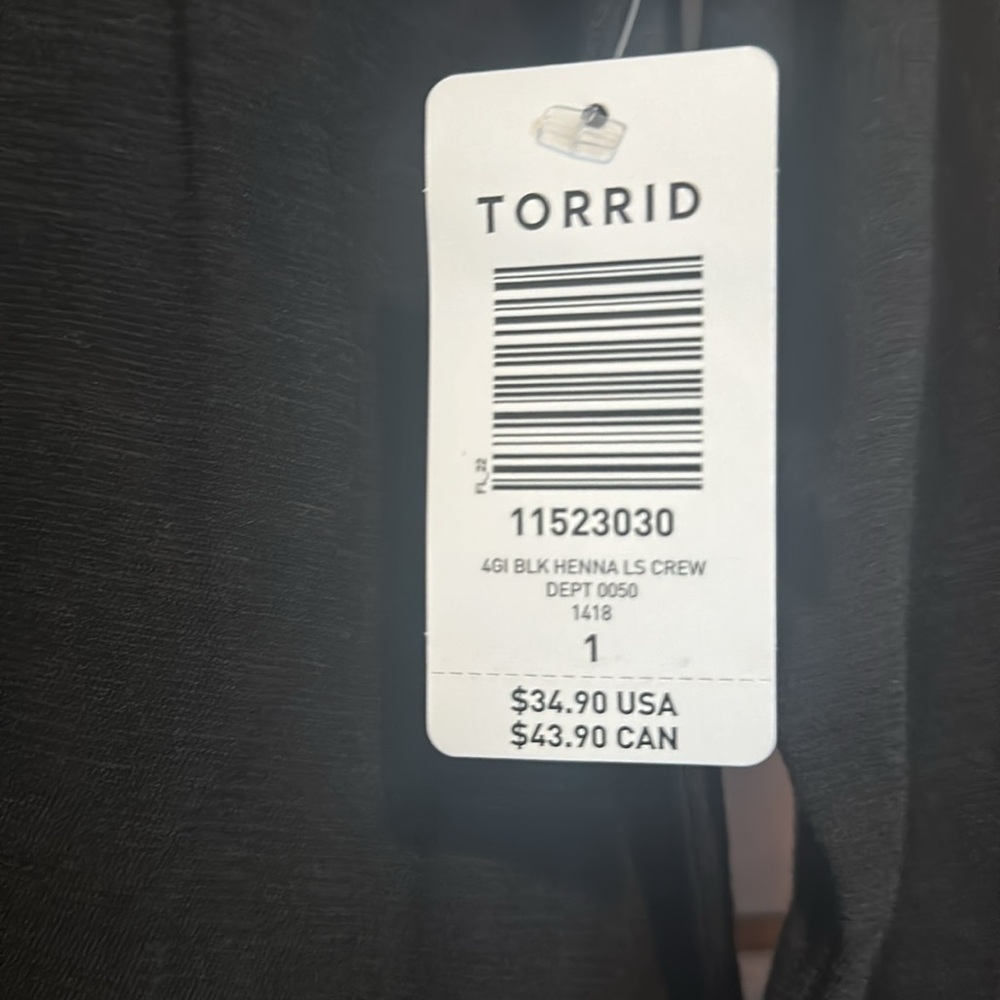 Torrid Henna Crew Shirt - Picture 3 of 4